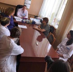 Встреча врачей городской детской поликлиники и Епифановой О.В.